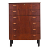 Commode en teck, design danois, années 1970, production : Danemark