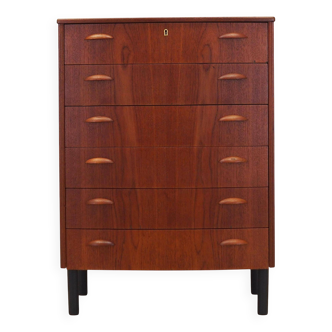 Commode en teck, design danois, années 1970, production : Danemark