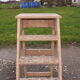 Library wooden stool