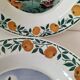 Pair of Saint Amandinoise deep dishes from the 50s