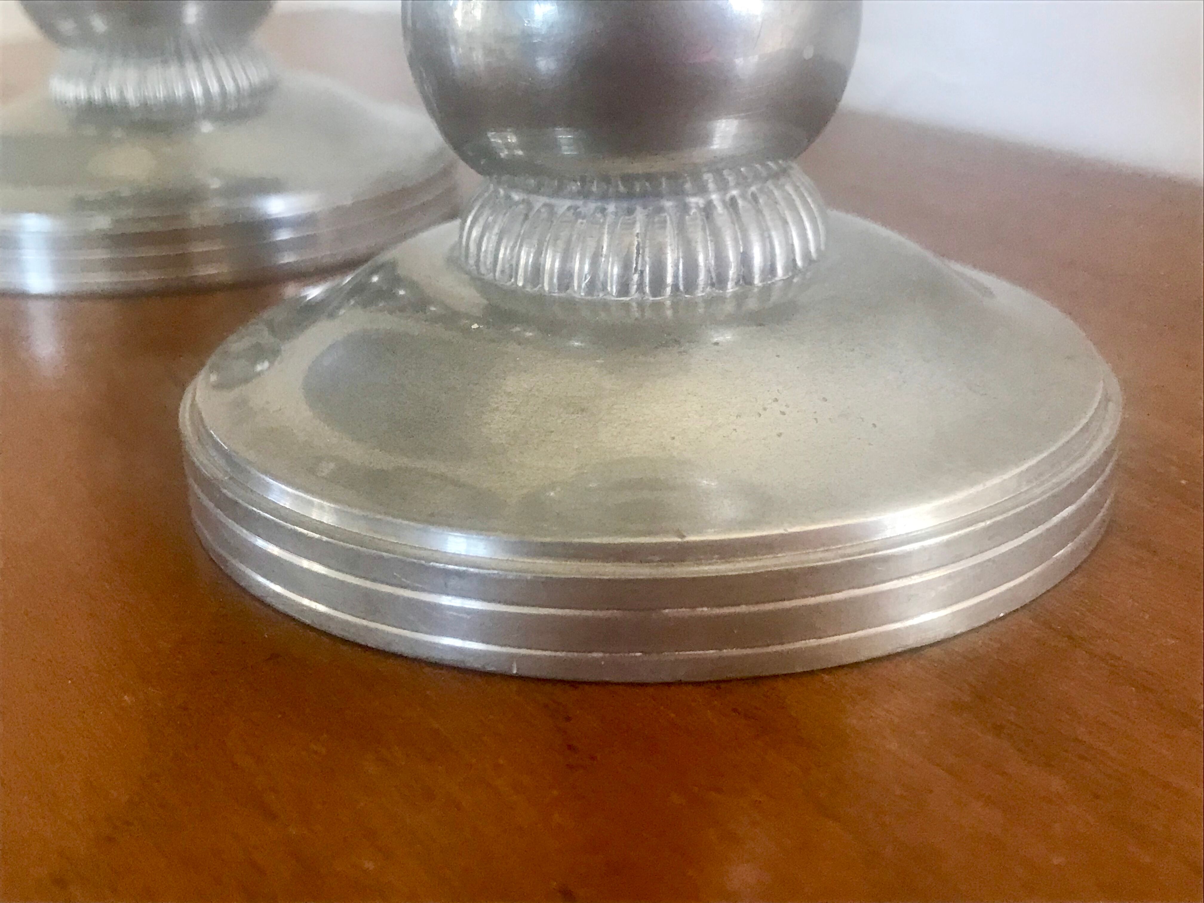 Pair of vintage candlesticks