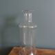 Bouteille vase carafe en verre bullé