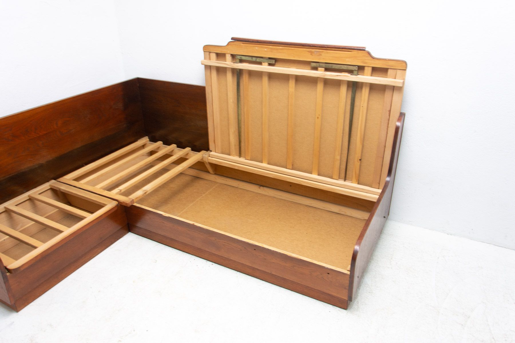 Mid Century Corner Folding Sofabed, 1960´s, Czechoslovakia