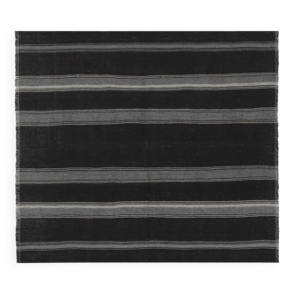 Tapis vintage turc de oushak tissé à la main 203x220 cm