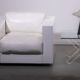 Saratoga armchairs by Lella and Massimo Vignelli for Poltronova