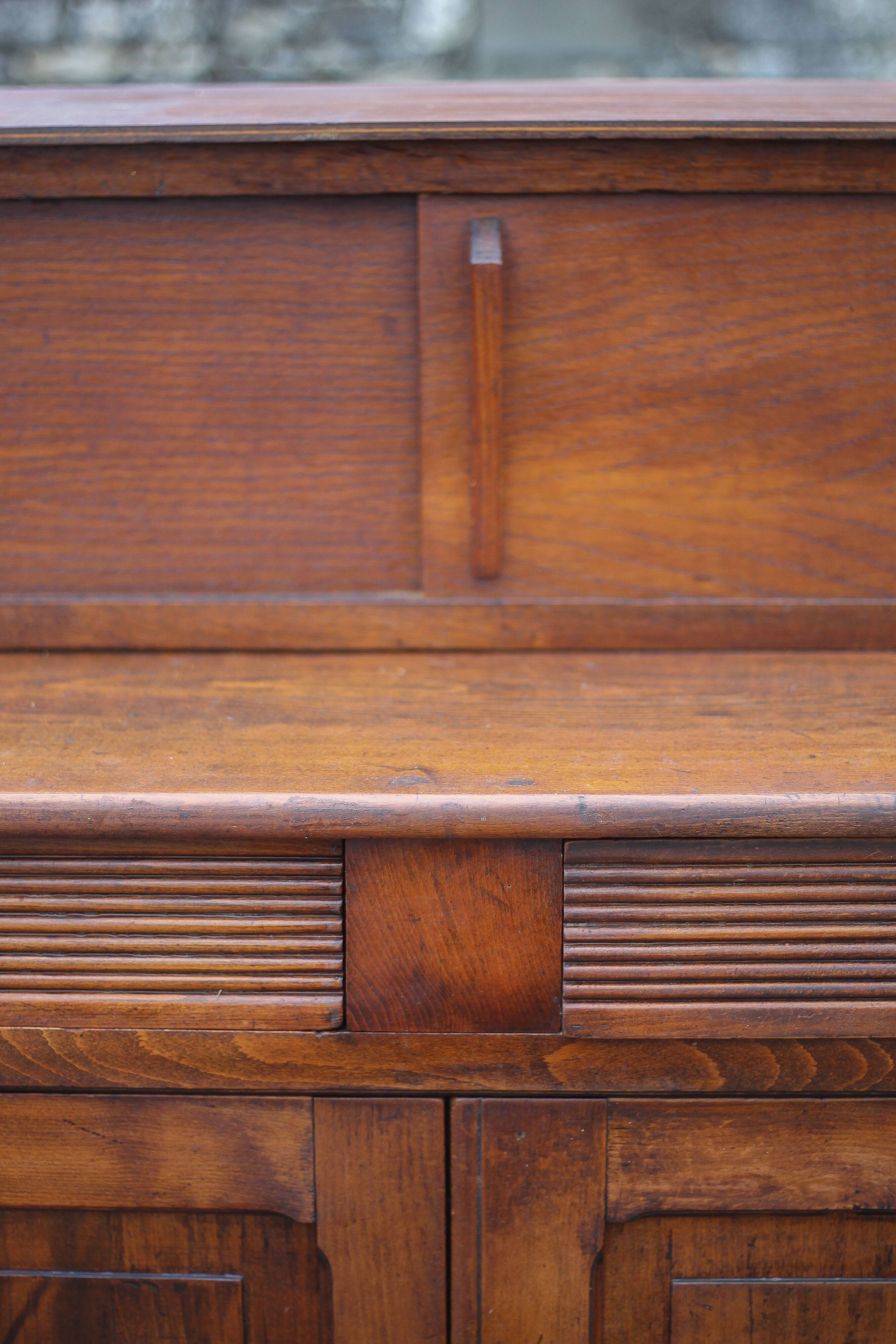 Vintage wooden furniture, sideboard, storage furniture, kitchen furniture, buffet
