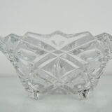 Mid-century Crystal Glass Bowl,1960's.