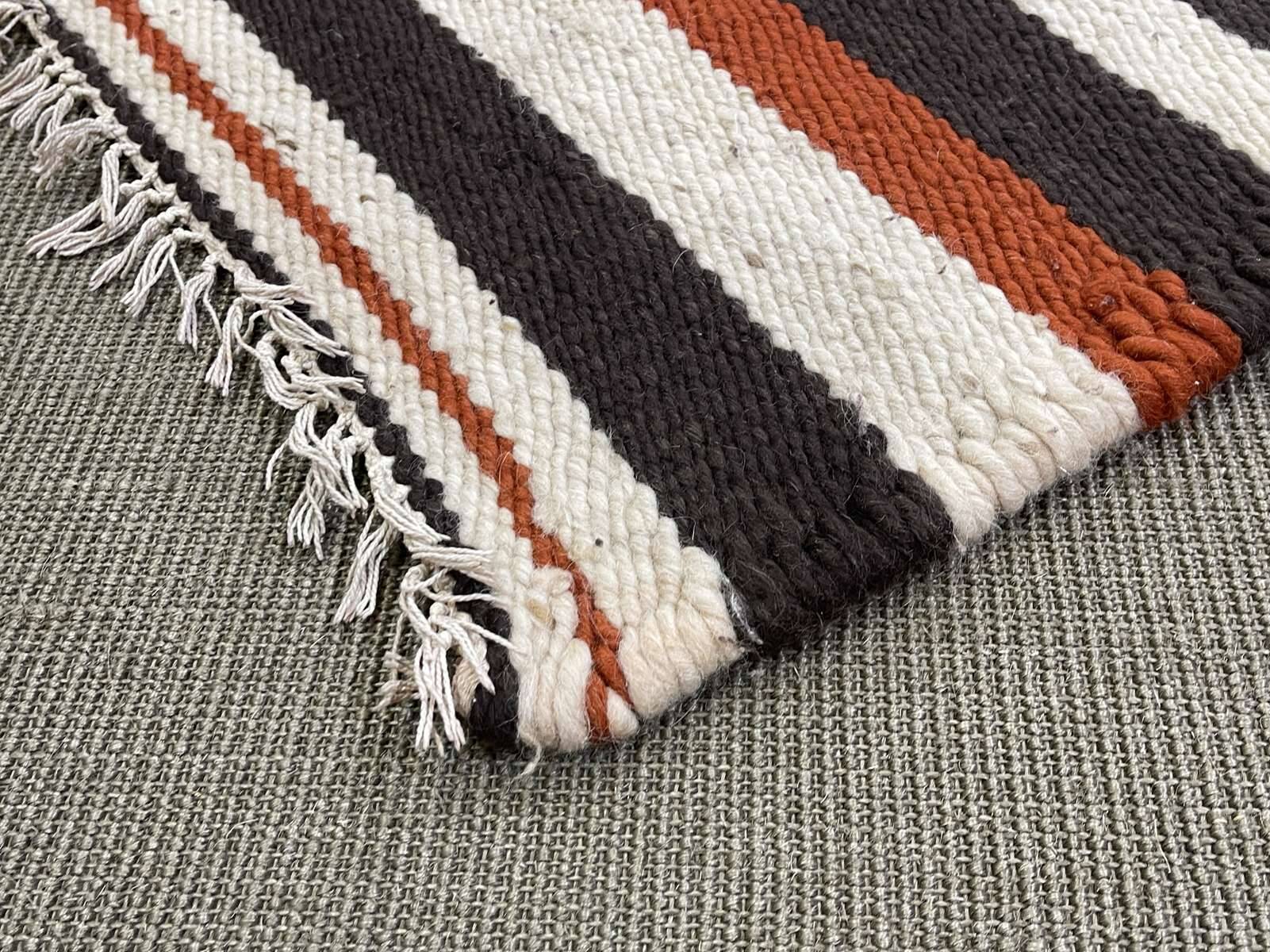 Moroccan handmade wool rug