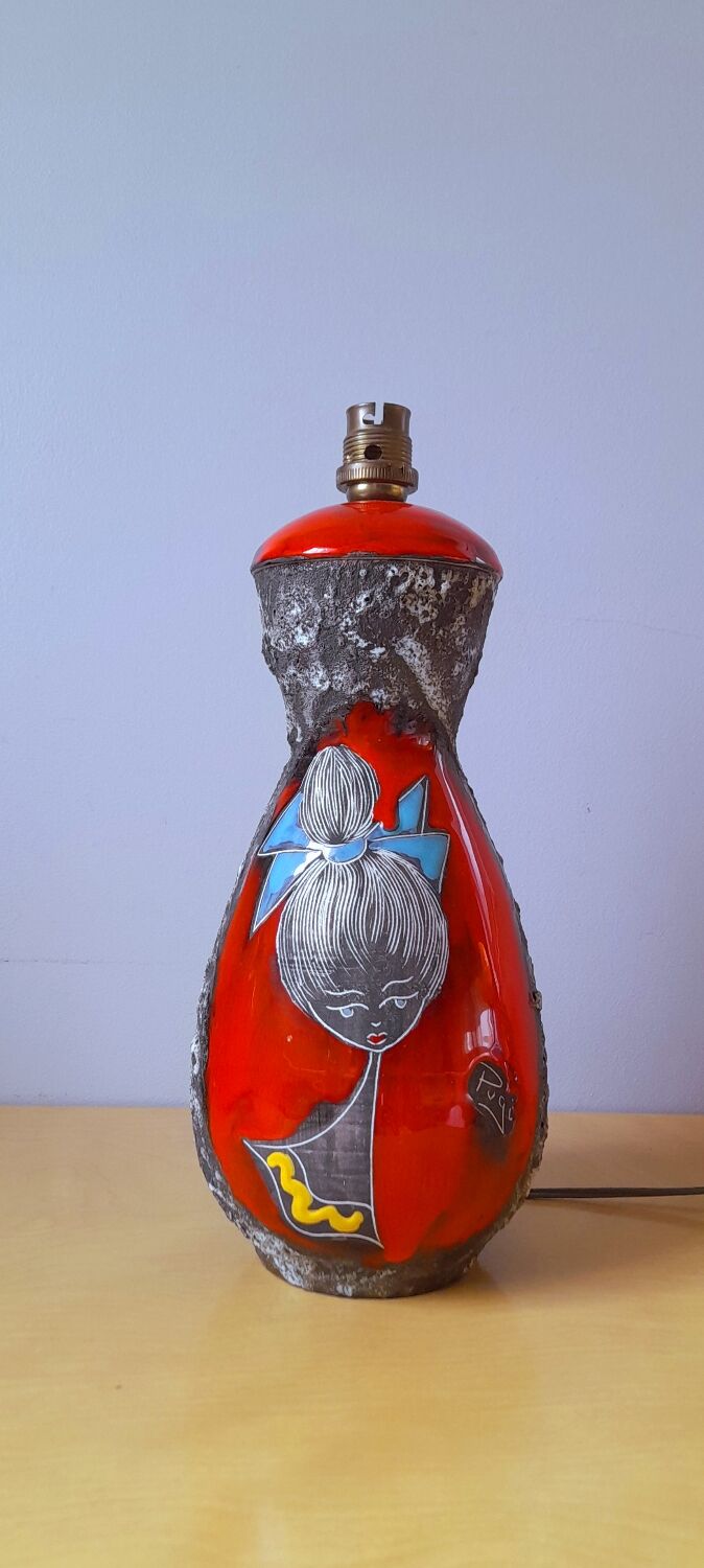 Fat lava 50s lamp base