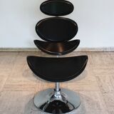 Fauteuil et ottomane “Curve” par Dan-Form