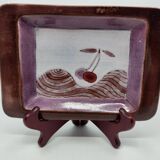 Pocket vase by Robert & Jean Cloutier in French ceramic, 1950s vintage.