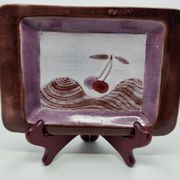 Pocket vase by Robert & Jean Cloutier in French ceramic, 1950s vintage.