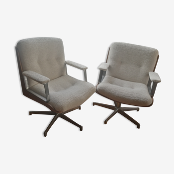 pair of vintage armchairs