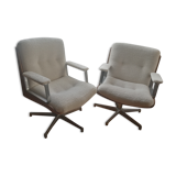 pair of vintage armchairs
