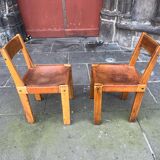 Pair of PIERRE CHAPO Chairs Model S24