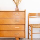 Sleek design chair braided seat