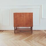 Renovated vintage vinyl cabinet, 1960s-70s.