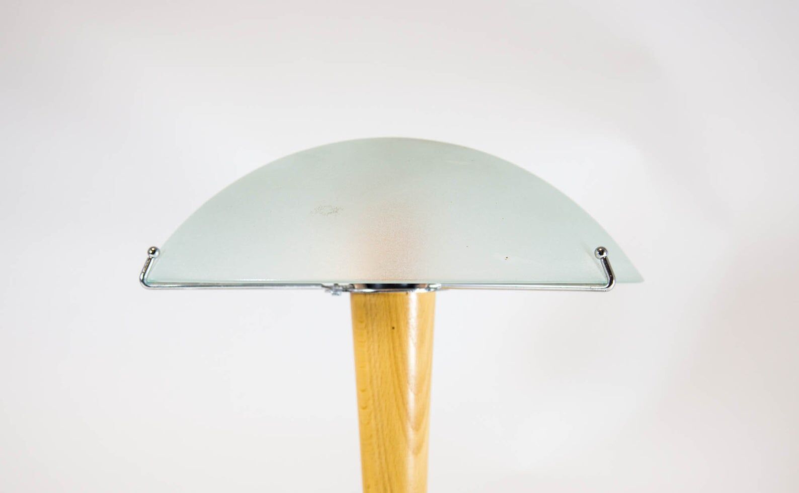 Vintage mushroom lamp| spatial age design | engraved glass