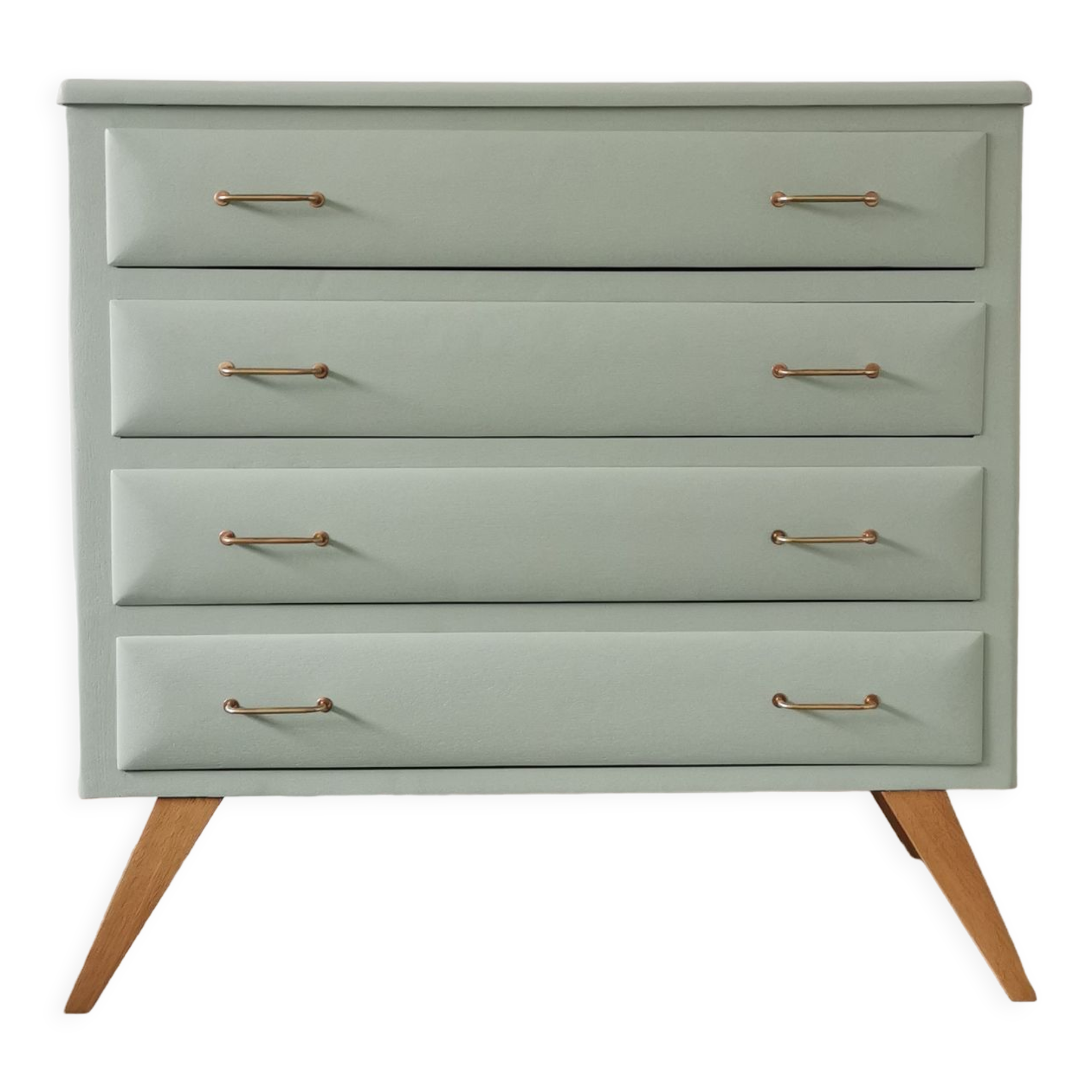 Vintage chest of drawers compass feet