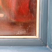 Painting on canvas signed J. Meirt