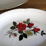 2 dishes from Moulin des Loups, "Carmen" model, in very good condition
