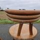 Set of 4 solid organic chairs