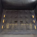 Leather armchair 60s black