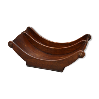 George III mahogany cheese coaster