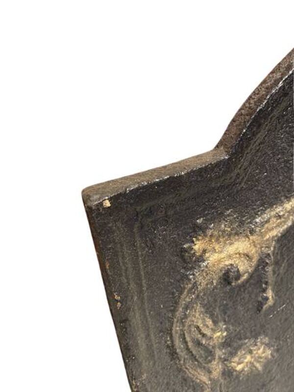 Plaque de cheminée en fonte