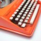Remington Riviera Sperry orange band typewriter