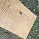 Pair of antique solid oak benches