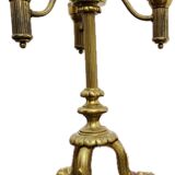Superb large pair of 19th century candlestick lamps.