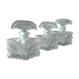 Trio of art deco bottles
