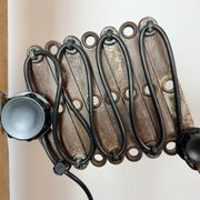 Large German Industrial Scissor Wall Lamp from Helion Arnstadt, 1950s