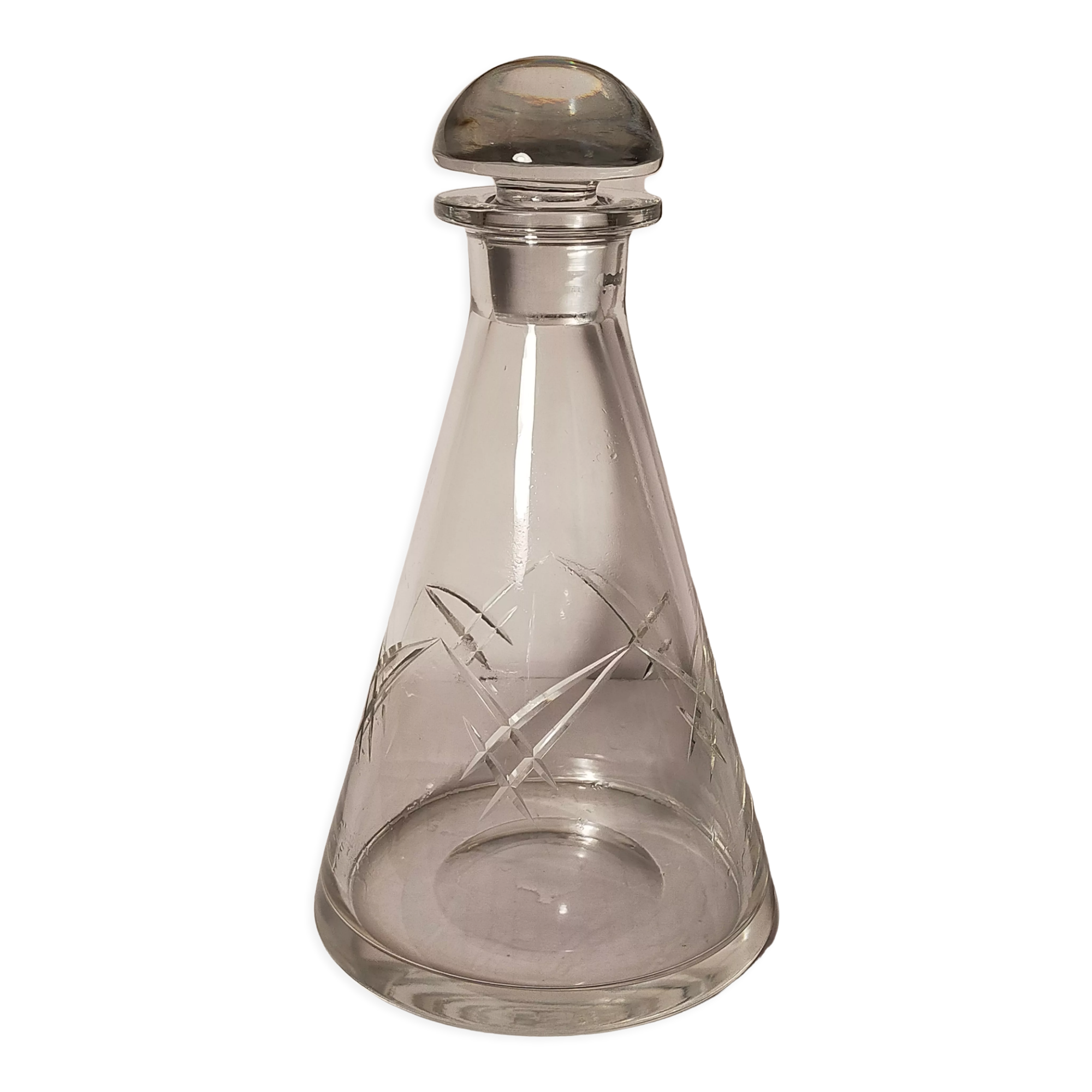 PRODUCT POP UP CHRISTMAS 2022 Crystal decanter early twentieth