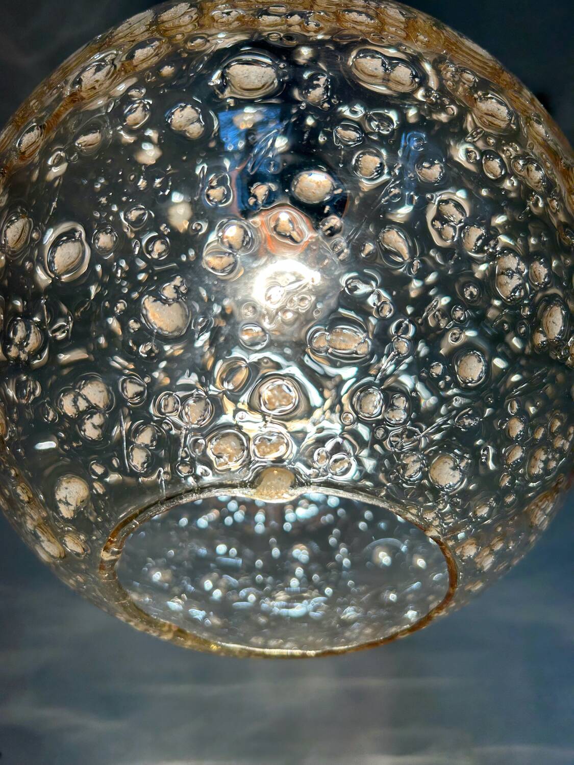 Blown Murano glass chandelier from the 70s