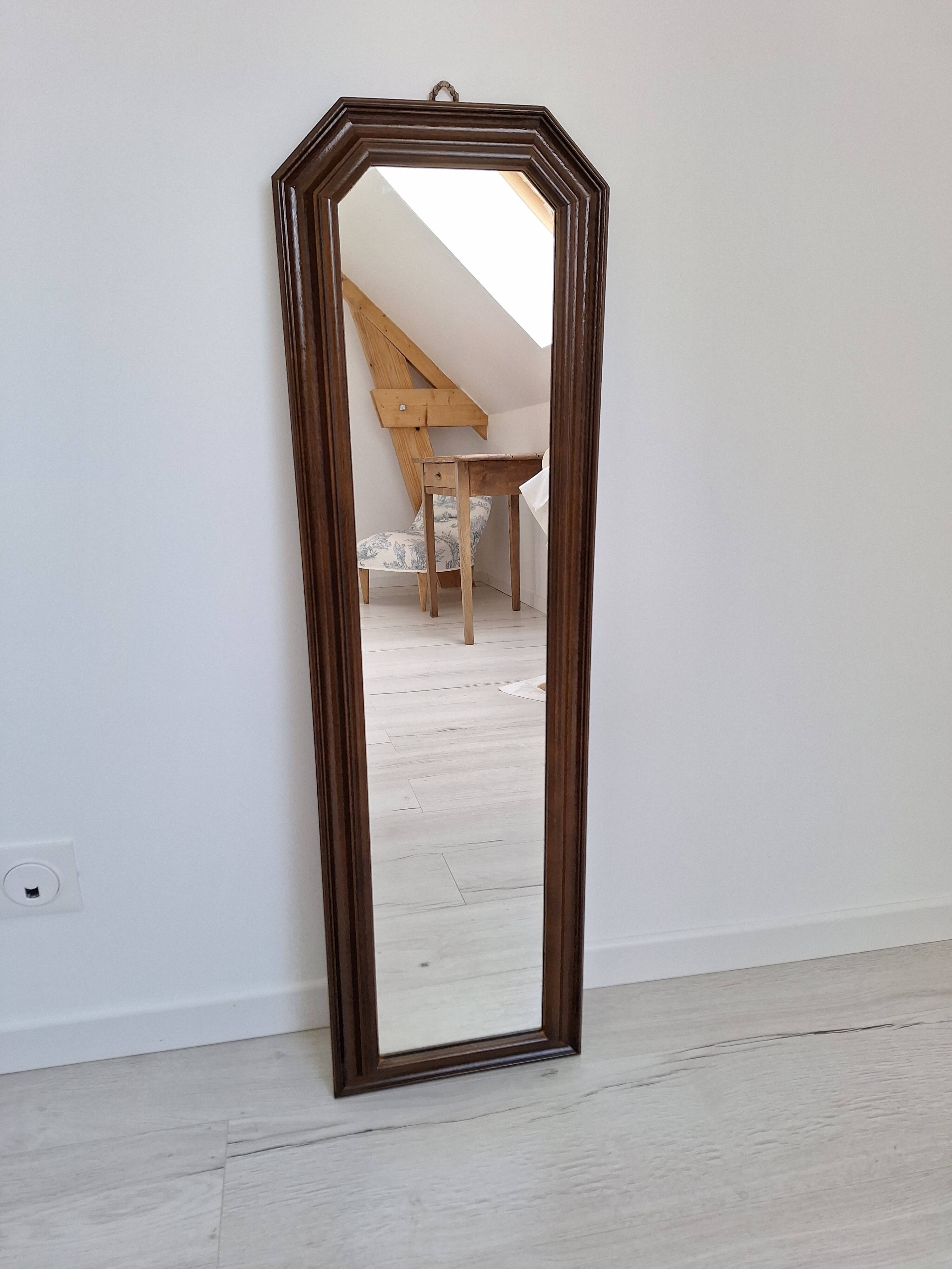 Miroir en bois vintage