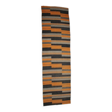 Bauhaus Geometric Modernist Carpet/Rug, Czechoslovakia / 1930s