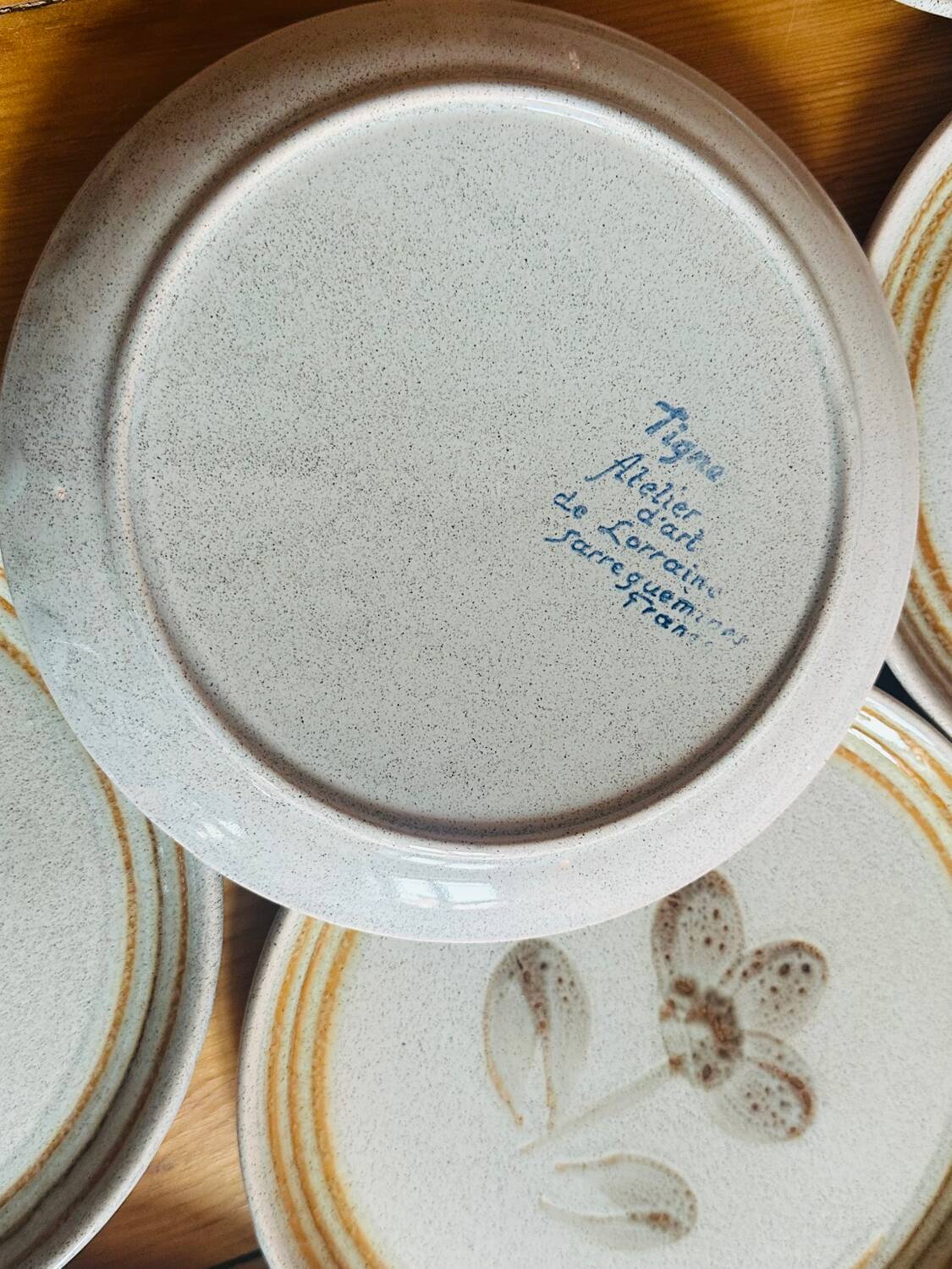 8 dessert plates Sarreguemines 🇫🇷 Tignes