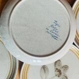 8 dessert plates Sarreguemines 🇫🇷 Tignes