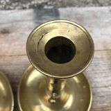Pair of 19th century push candlesticks