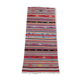 Handmade multicolored kilim rug 180x80cm