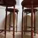 Table d'appoint vintage empilable ou imbriquable, 5 en 1 pour servir, café, vin.