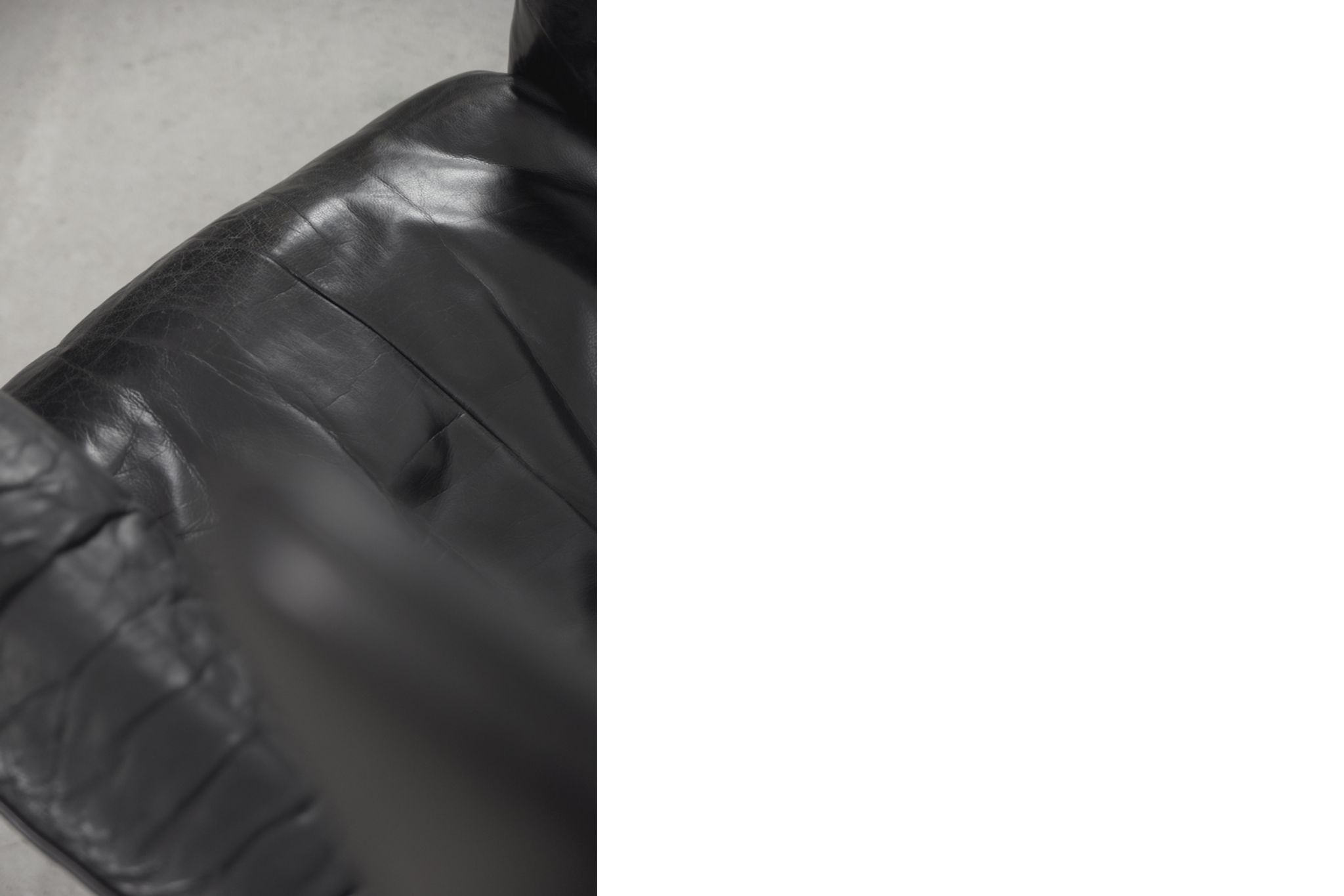 DS-23 leather lounge wing chair by Franz Josef Schulte for De Sede,1980