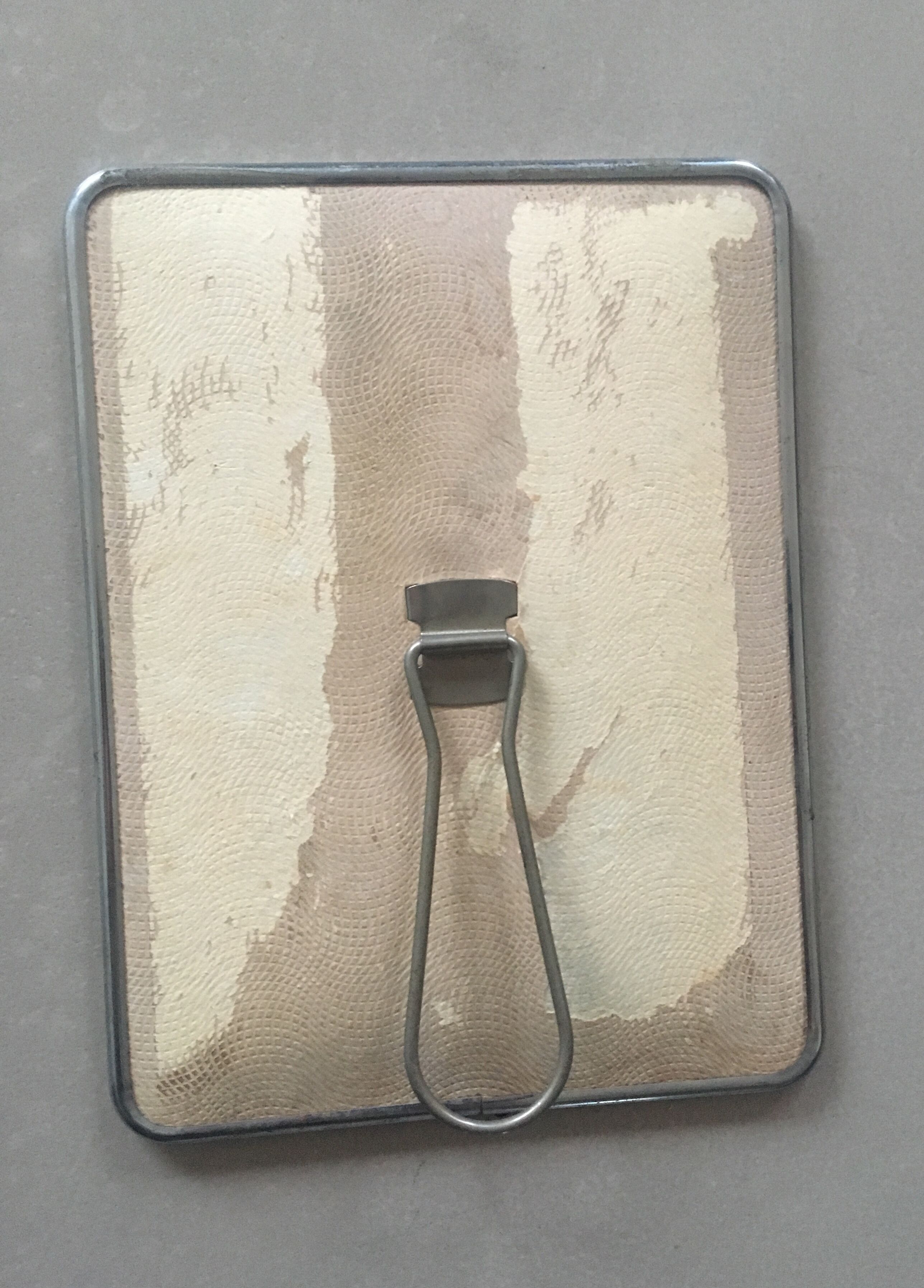 Vintage barber mirror 18x24cm