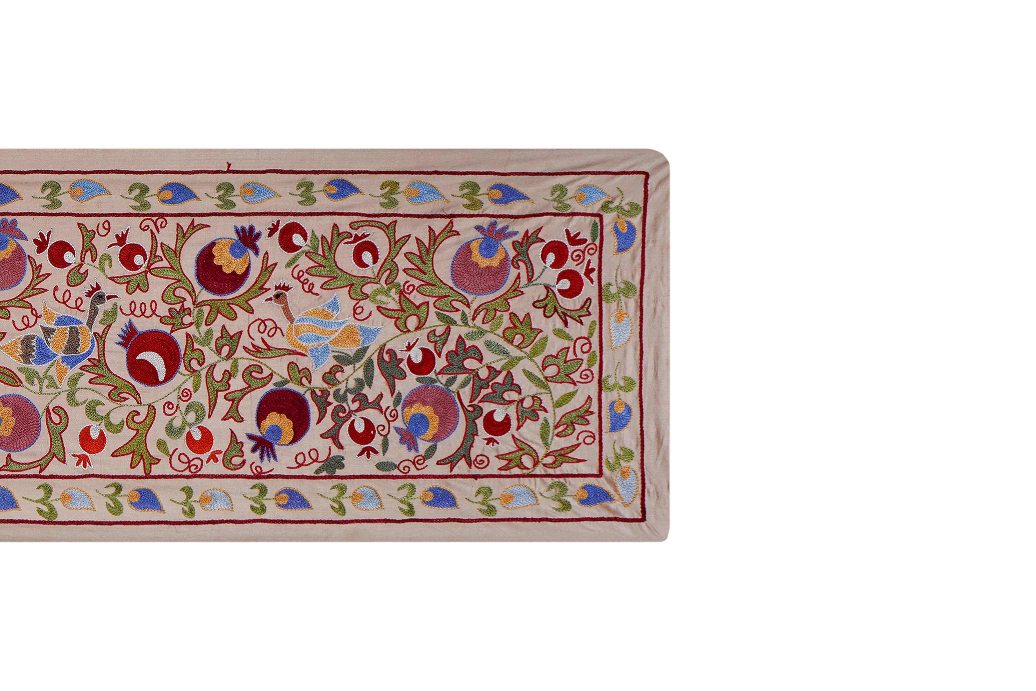 Hand-knotted rug, vintage Turkish rug 52x191 cm