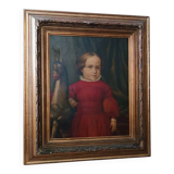 Oil painting on canvas portrait mid-19th century - German school