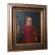 Oil painting on canvas portrait mid-19th century - German school