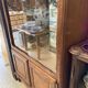 Display cabinet with 2 sliding doors
