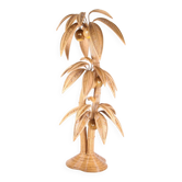 Grand lampadaire cocotier/ palmier en rotin